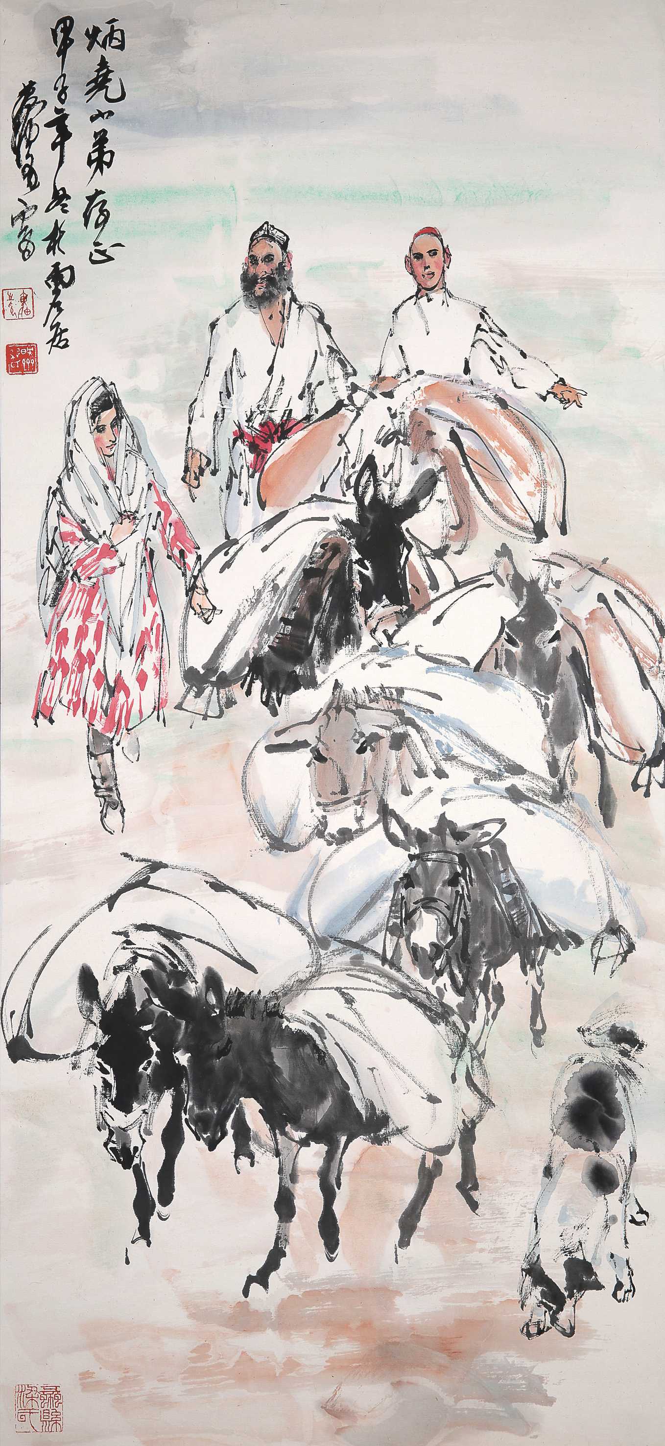 黄胄（1925-1997）运粮图