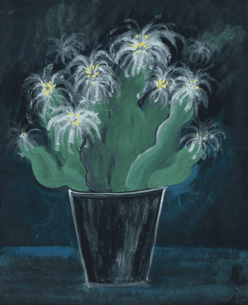 林风眠( 1900—1991 )仙人掌
